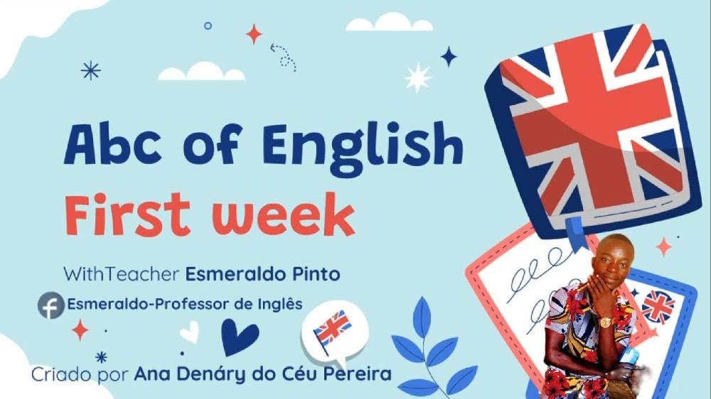 ABC of English First week 